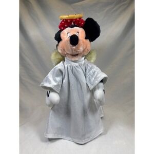 Disney Minnie Mouse Angel Tree Topper Candy Cane Christmas 2000 Vintage Plush